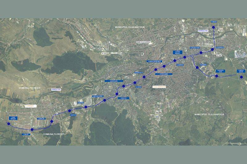  2024, Supply of Segment Moulds for Cluj Metro Project in Romania 